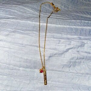 Euc Kate spade birthstone necklace (October) gold